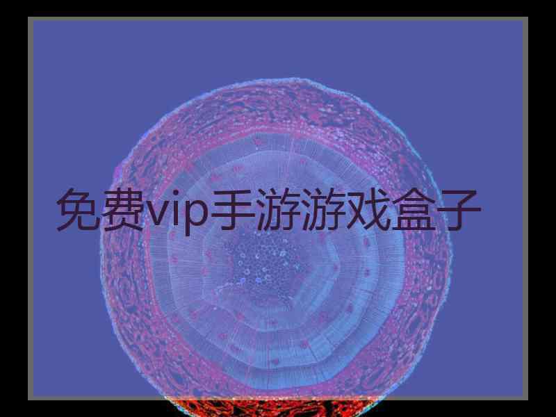 免费vip手游游戏盒子 免费vip手游游戏盒子
