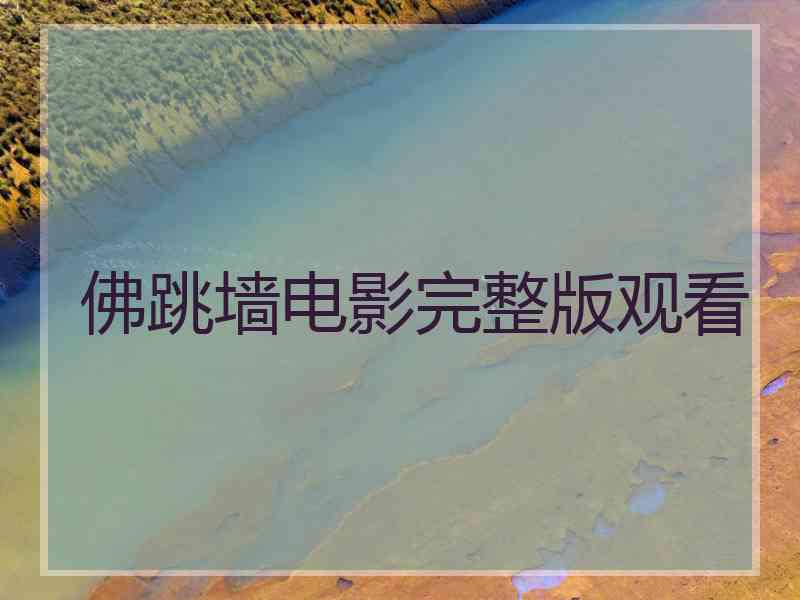 佛跳墙电影完整版观看