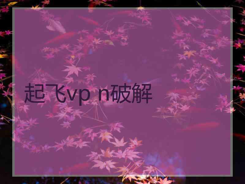 起飞vp n破解