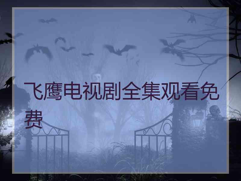 飞鹰电视剧全集观看免费
