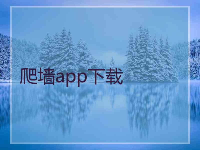 爬墙app下载
