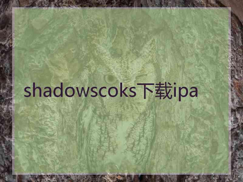 shadowscoks下载ipa