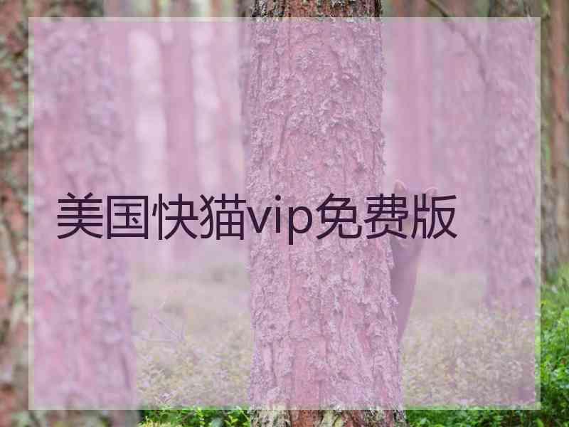 美国快猫vip免费版
