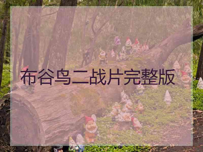 布谷鸟二战片完整版