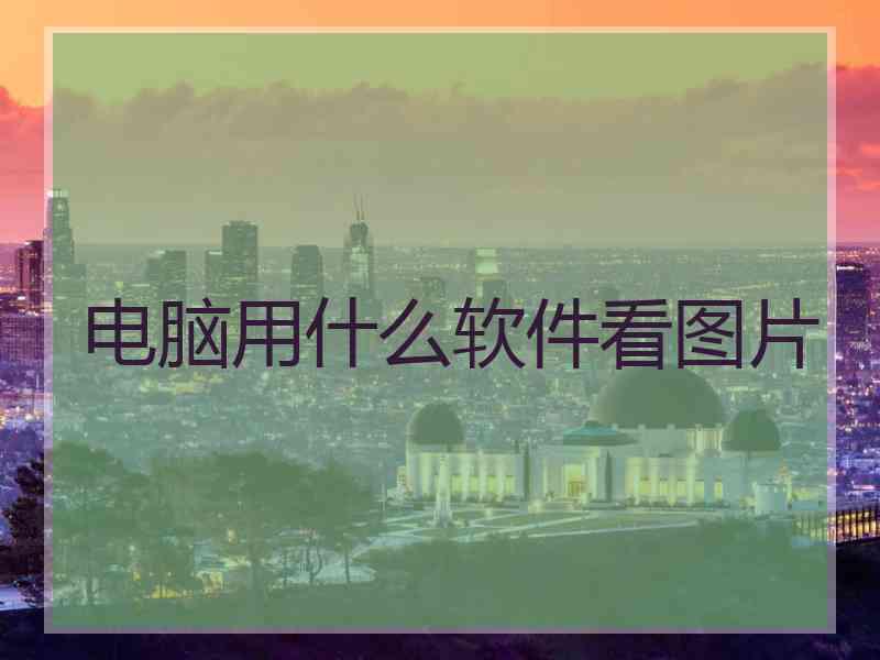 电脑用什么软件看图片