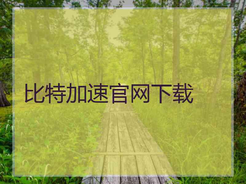 比特加速官网下载