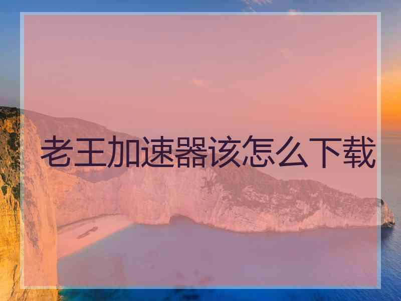 老王加速器该怎么下载