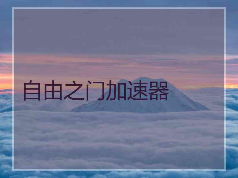 自由之门加速器