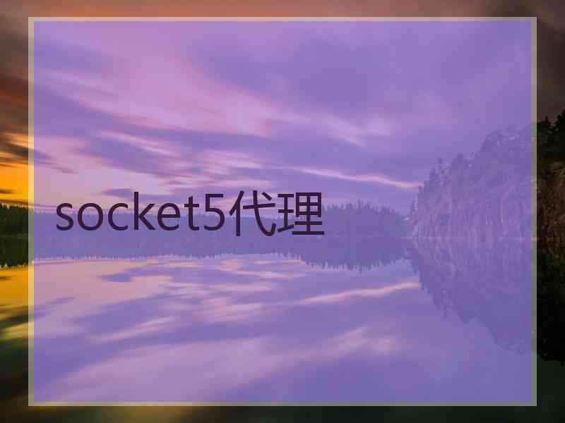 socket5代理