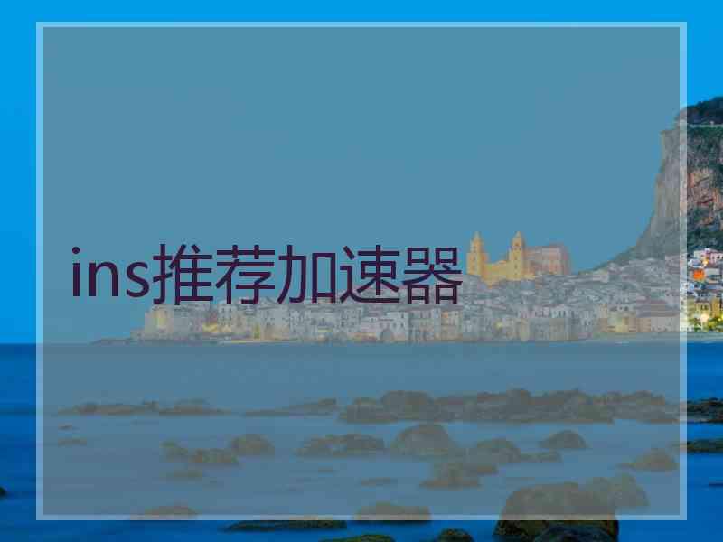 ins推荐加速器