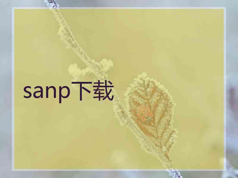sanp下载