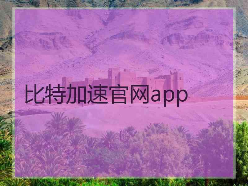 比特加速官网app