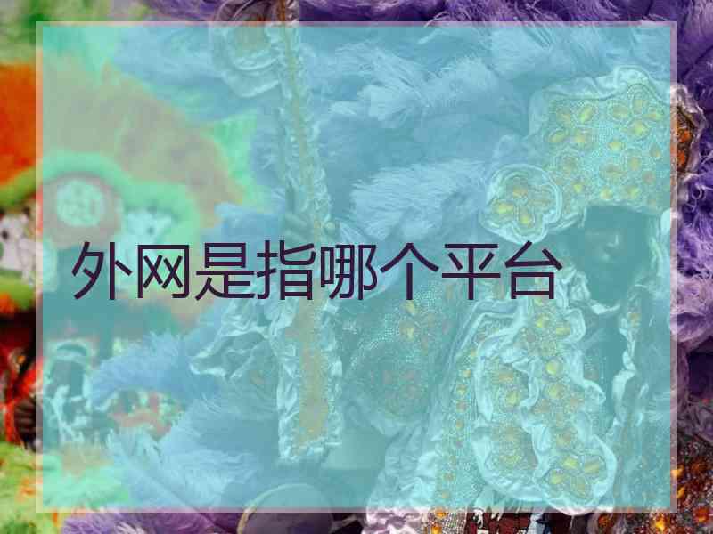 外网是指哪个平台